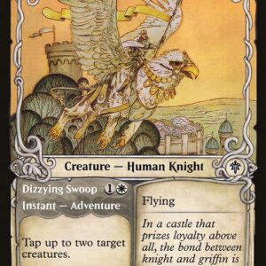 Throne of Eldraine - 273 - Ardenvale Tactician // Dizzying Swoop - Common - W - Foil