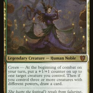 Midnight Hunt Commander - 1 - Leinore, Autumn Sovereign - Mythic - WG - Non-foil (Front)