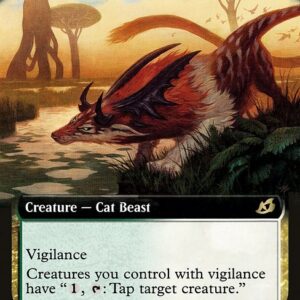 Ikoria: Lair of Behemoths - 334 - Frondland Felidar - Rare - WG - Non-foil (Front)