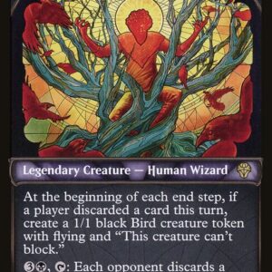 Dominaria United - 289 - The Raven Man - Rare - B - Foil