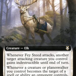 Forgotten Realms Commander - 274 - Fey Steed - Rare - W - Non-foil (Front)