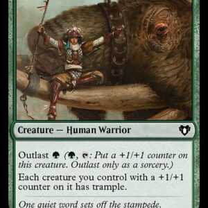 Commander Masters - 328 - Tuskguard Captain - Common - G - Non-foil