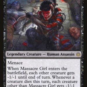 War of the Spark - 99 - Massacre Girl - Rare - B - Foil (Front)