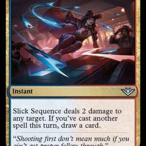 Outlaws of Thunder Junction - 233 - Slick Sequence - Uncommon - UR - Non-foil