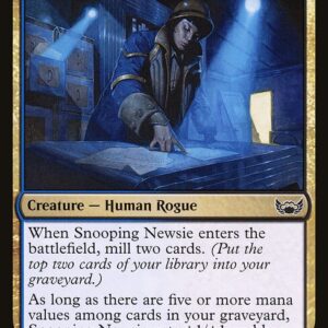 Streets of New Capenna - 222 - Snooping Newsie - Common - UB - Non-foil