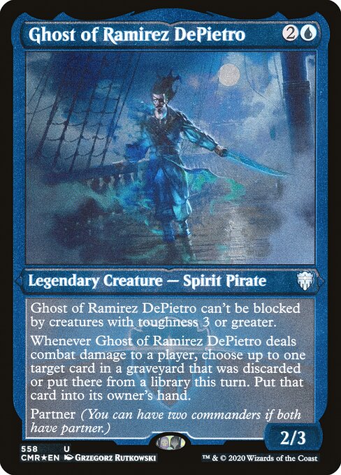 Commander Legends - 558 - Ghost of Ramirez DePietro - Uncommon - U - Non-foil