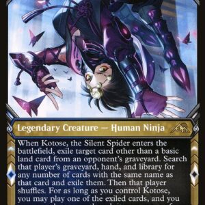 Kamigawa: Neon Dynasty - 351 - Kotose, the Silent Spider - Rare - UB - Non-foil