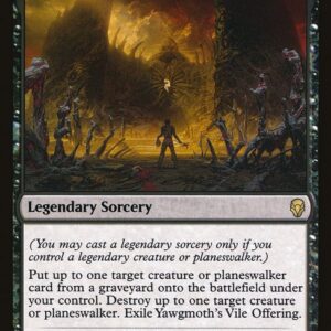 Dominaria - 114 - Yawgmoth's Vile Offering - Rare - B - Non-foil