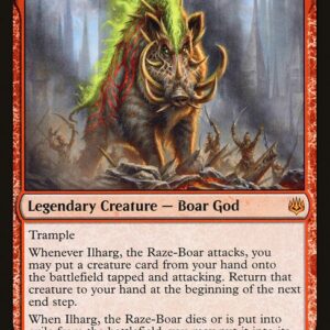 War of the Spark - 133 - Ilharg, the Raze-Boar - Mythic - R - Non-foil (Front)