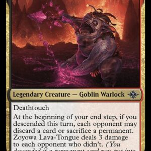 The Lost Caverns of Ixalan - 245 - Zoyowa Lava-Tongue - Uncommon - BR - Foil (Front)