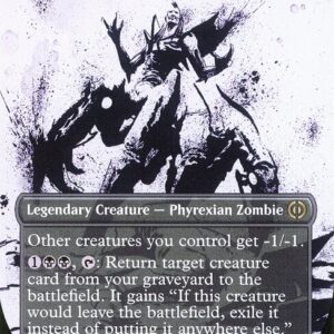 Phyrexia: All Will Be One - 306 - Geth, Thane of Contracts - Rare - B - Foil