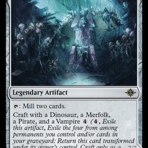 The Lost Caverns of Ixalan - 266 - Throne of the Grim Captain // The Grim Captain - Rare - C - Non-foil (Front)