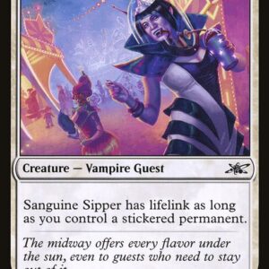 Unfinity - 26 - Sanguine Sipper - Common - W - Foil