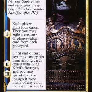 Kaldheim - 219 - King Narfi's Betrayal - Rare - UB - Non-foil