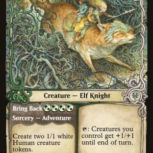 Throne of Eldraine - 302 - Oakhame Ranger // Bring Back - Uncommon - WG - Foil