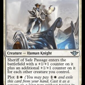 Outlaws of Thunder Junction - 29 - Sheriff of Safe Passage - Uncommon - W - Non-foil