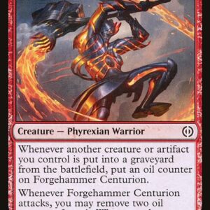 Phyrexia: All Will Be One - 130 - Forgehammer Centurion - Common - R - Foil