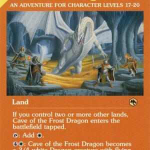 Adventures in the Forgotten Realms - 350 - Cave of the Frost Dragon - Rare - C - Foil