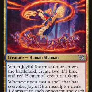 March of the Machine - 243 - Joyful Stormsculptor - Uncommon - UR - Foil