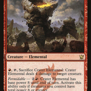 Dragons of Tarkir - 132 - Crater Elemental - Rare - R - Non-foil