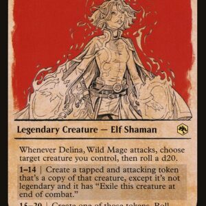 Adventures in the Forgotten Realms - 317 - Delina, Wild Mage - Rare - R - Non-foil