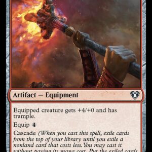 Commander Masters - 243 - Meteoric Mace - Uncommon - R - Non-foil