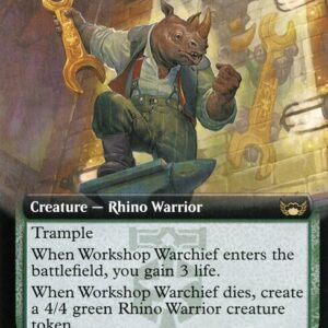 Streets of New Capenna - 432 - Workshop Warchief - Rare - G - Foil