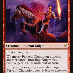 Throne of Eldraine - 124 - Fervent Champion - Rare - R - Non-foil