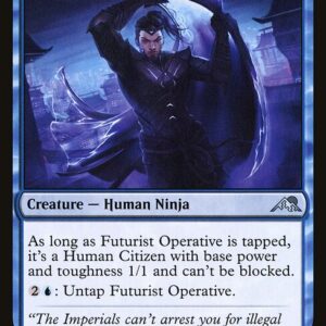 Kamigawa: Neon Dynasty - 53 - Futurist Operative - Uncommon - U - Foil