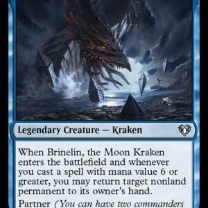 Commander Masters - 78 - Brinelin, the Moon Kraken - Uncommon - U - Foil