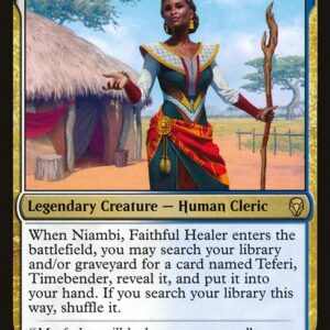 Dominaria - 272 - Niambi, Faithful Healer - Rare - WU - Non-foil