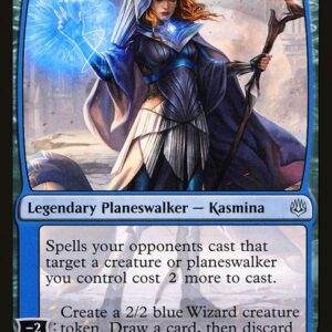 War of the Spark - 56 - Kasmina, Enigmatic Mentor - Uncommon - U - Non-foil (Front)