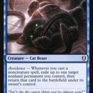 Commander Legends: Battle for Baldur's Gate - 63 - Displacer Kitten - Rare - U - Foil