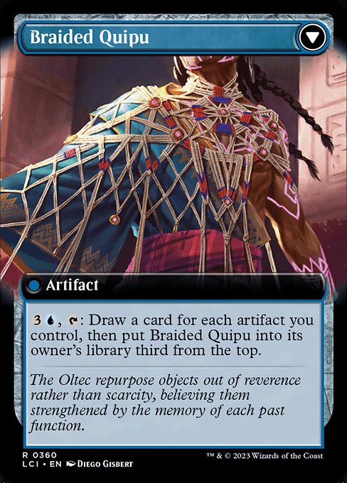 The Lost Caverns of Ixalan - 360 - Braided Net // Braided Quipu - Rare - C - Non-foil (Back)