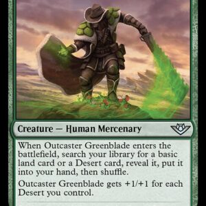 Outlaws of Thunder Junction - 172 - Outcaster Greenblade - Uncommon - G - Non-foil