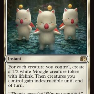 Final Fantasy - 27 - Moogles' Valor - Rare - W - Non-foil