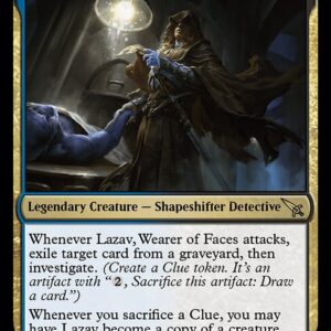 Murders at Karlov Manor - 216 - Lazav, Wearer of Faces - Rare - UB - Non-foil