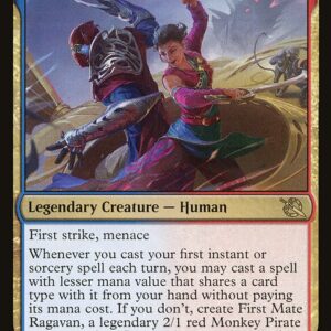 March of the Machine - 218 - Baral and Kari Zev - Rare - UR - Non-foil
