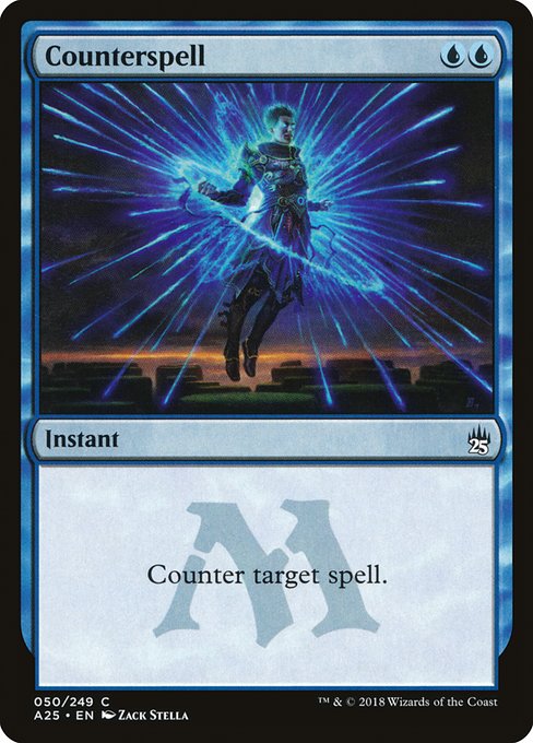 Masters 25 - 50 - Counterspell - Common - U - Non-foil