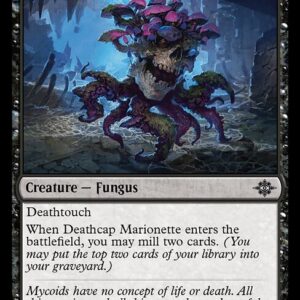 The Lost Caverns of Ixalan - 100 - Deathcap Marionette - Common - B - Non-foil (Front)