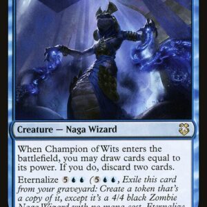 Forgotten Realms Commander - 80 - Champion of Wits - Rare - U - Non-foil (Front)