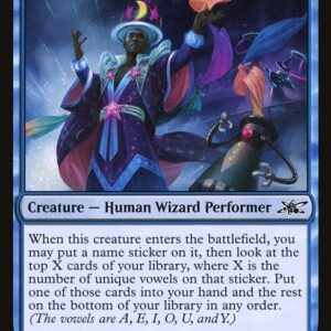 Unfinity - 64 - Wizards of the _____ - Common - U - Foil