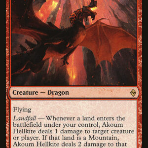 Battle for Zendikar - 139 - Akoum Hellkite - Rare - R - Non-foil