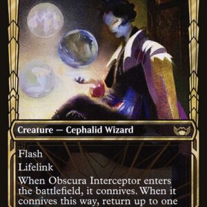 Streets of New Capenna - 324 - Obscura Interceptor - Rare - Multi - Foil