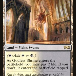 Ravnica Allegiance - 248 - Godless Shrine - Rare - C - Foil (Front)