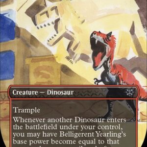 The Lost Caverns of Ixalan - 320 - Belligerent Yearling - Uncommon - R - Foil (Front)