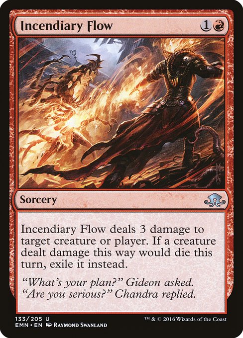 Eldritch Moon - 133 - Incendiary Flow - Uncommon - R - Non-foil (Front)