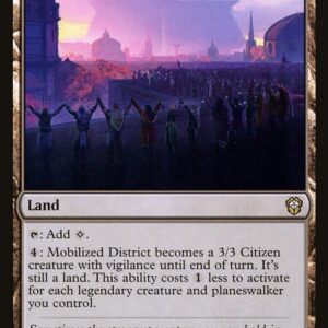 Dominaria United Commander - 218 - Mobilized District - Rare - C - Non-foil