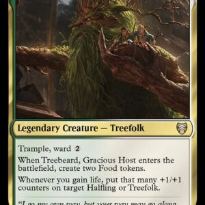Tales of Middle-earth Commander - 73 - Treebeard, Gracious Host - Rare - WG - Non-foil