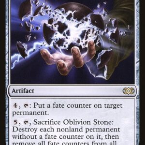 Double Masters - 279 - Oblivion Stone - Rare - C - Foil